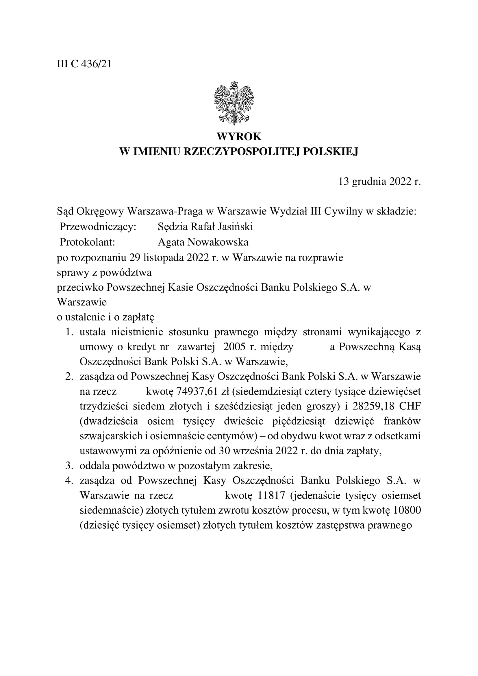 wyrok z PKO Bank Polski