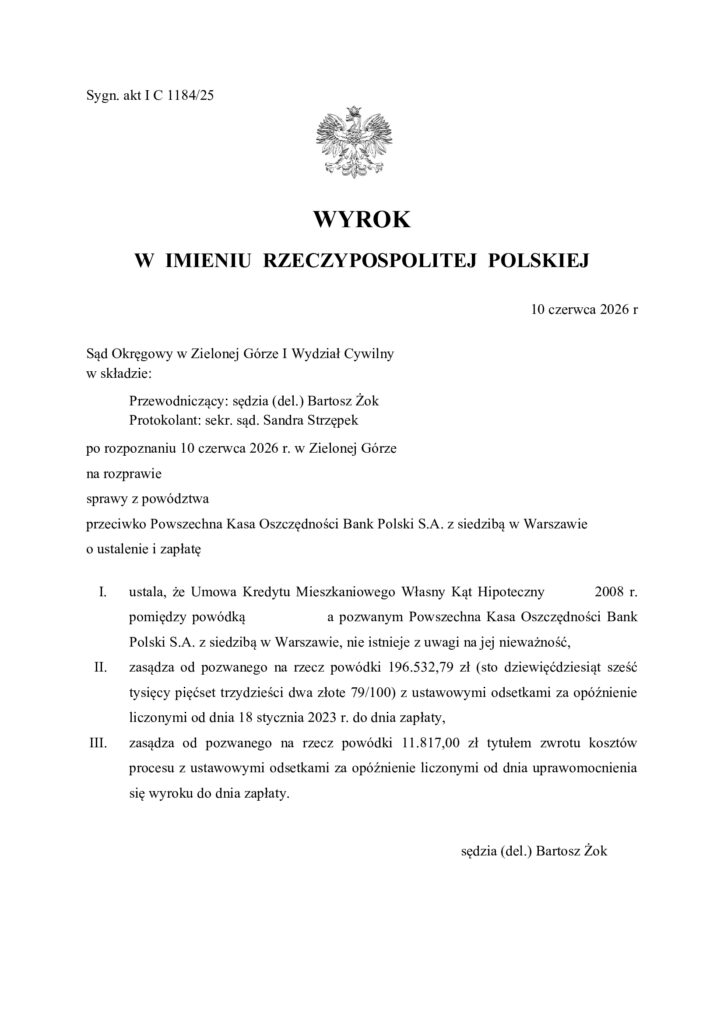 wygrana z Bankiem PKO BP 